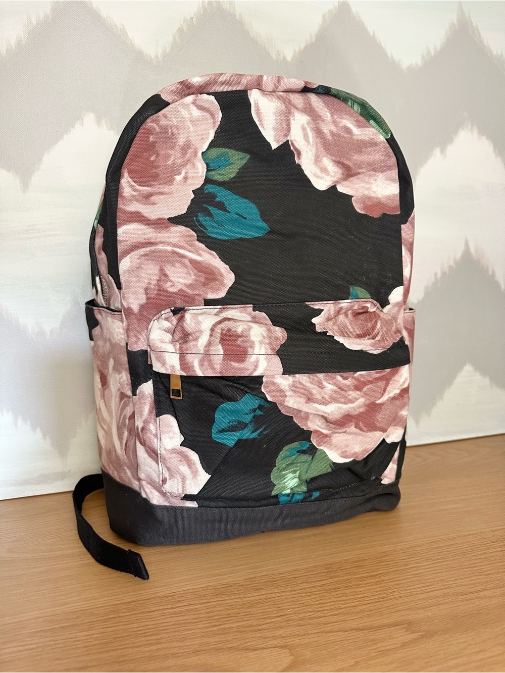Pottery Barn Teen Emily Meritt Bed of Roses Backpack Bag